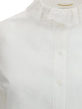 SAINT LAURENT 36 cotton poplin shirt