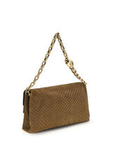 GUCCI OS large suede shoulder bag