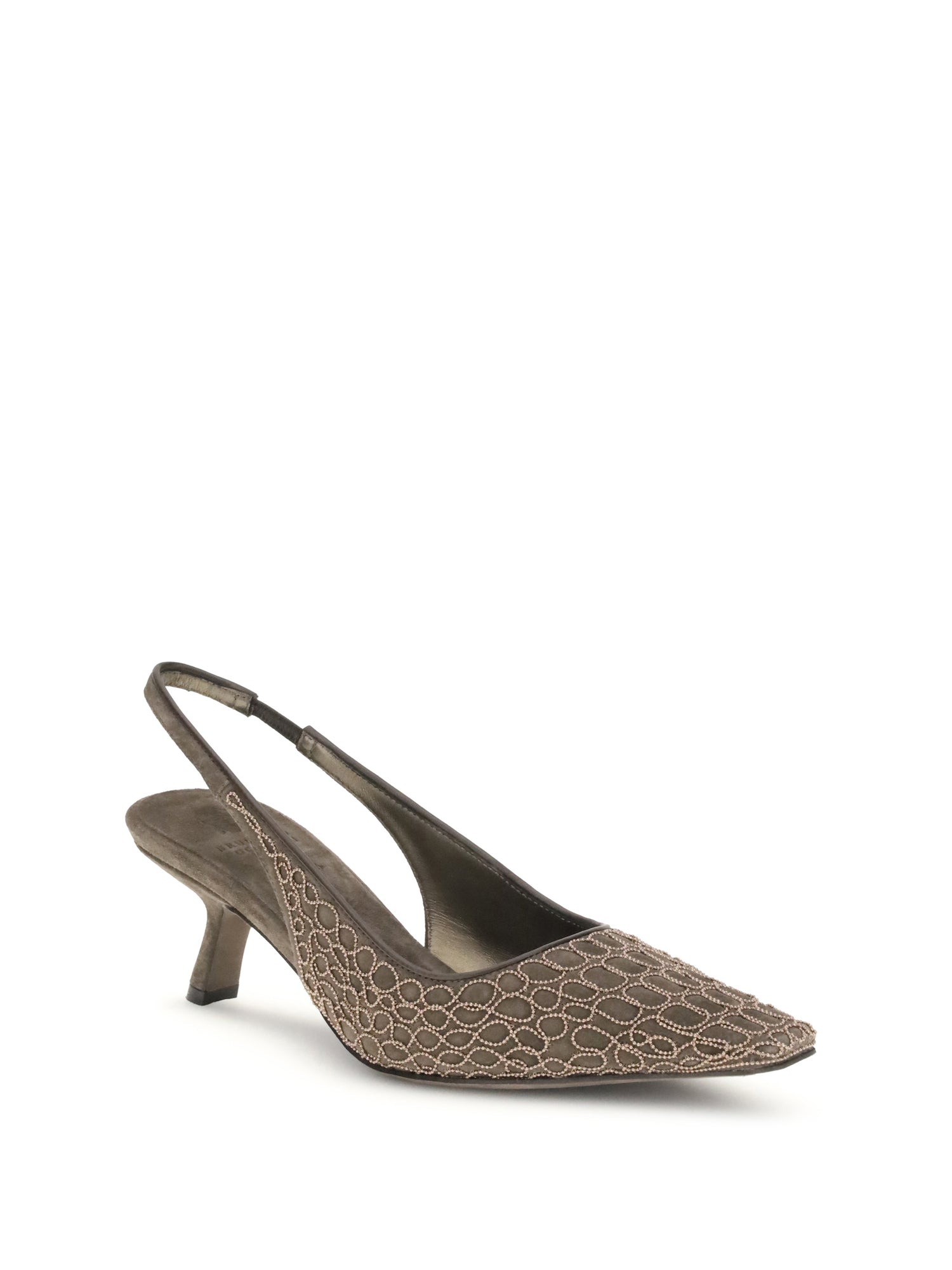 BRUNELLO CUCINELLI 37 city slingback heels