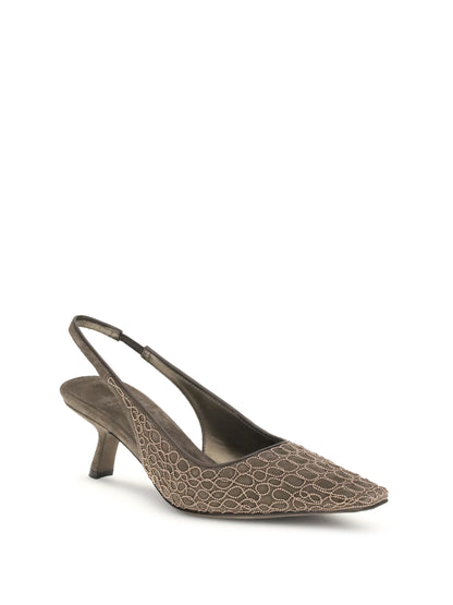 BRUNELLO CUCINELLI 37 city slingback heels