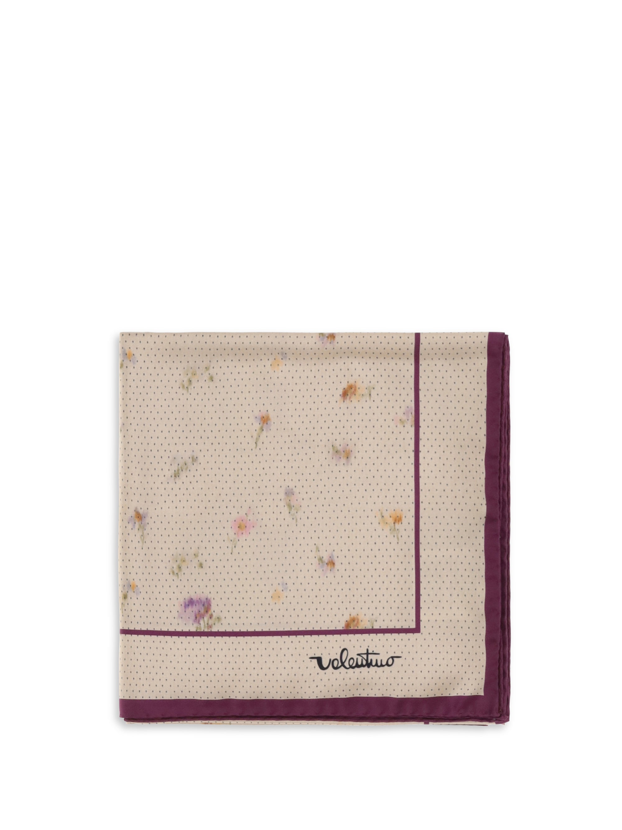 printed silk scarf