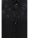 shirt with skull motif