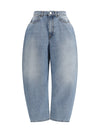 straight-leg jeans