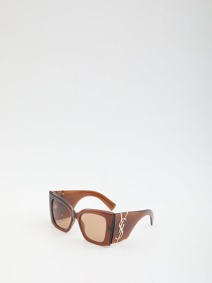 SAINT LAURENT OS sl m119 blaze crystal sunglasses