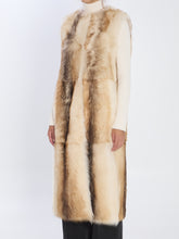 YVES SALOMON 36 long lamb fur vest