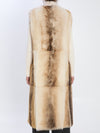 long lamb fur vest