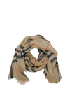 check wool scarf
