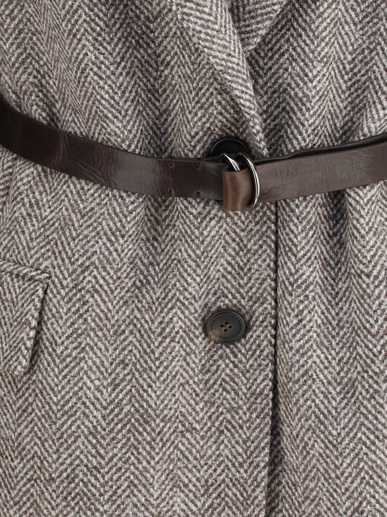BRUNELLO CUCINELLI 40 patterned wool jacket