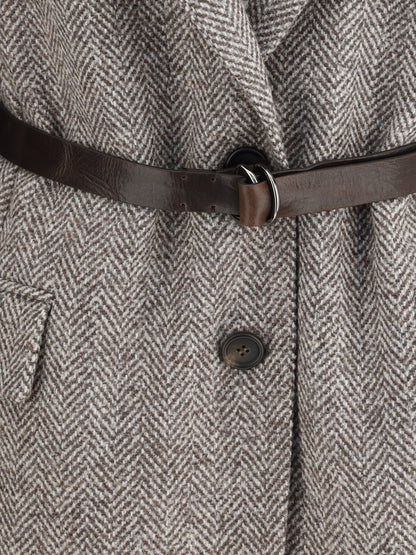 BRUNELLO CUCINELLI 40 patterned wool jacket