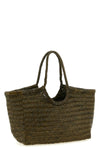 nantucket large hand-woven buffalo leather shoulder bag characterized by baske