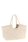 nantucket large hand-woven buffalo leather shoulder bag characterized by baske
