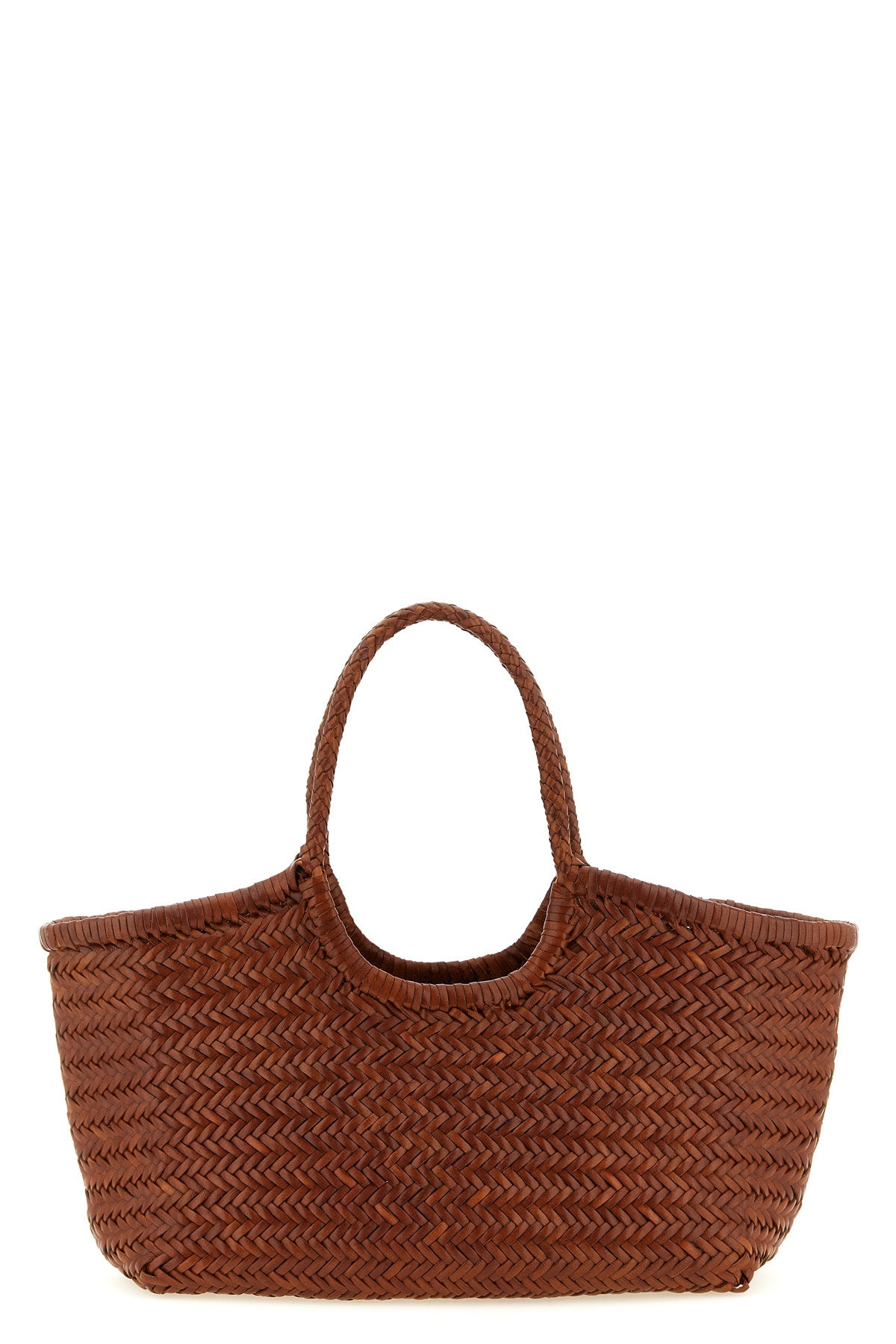 nantucket large hand-woven buffalo leather shoulder bag characterized by baske