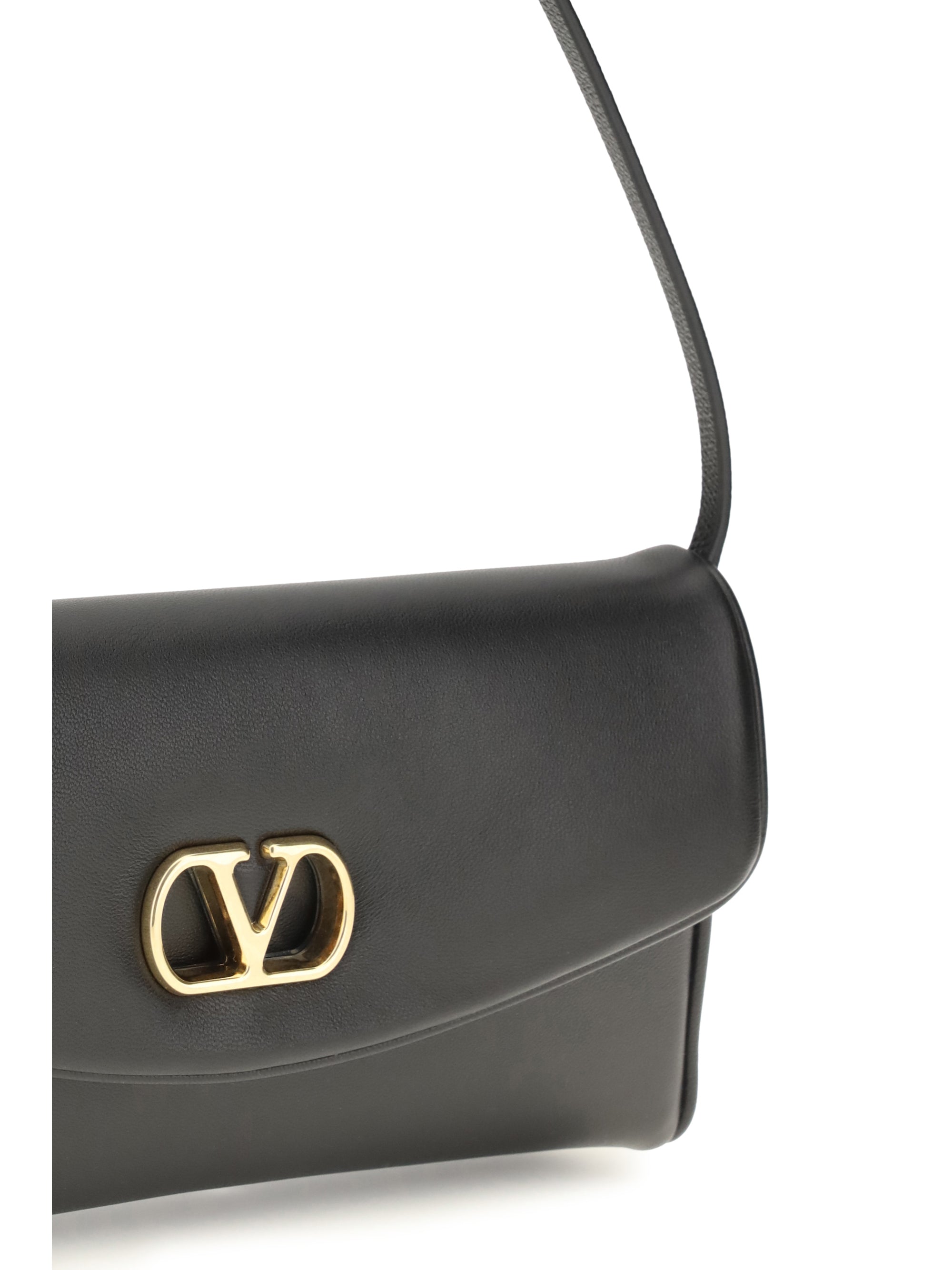 devain leather shoulder bag