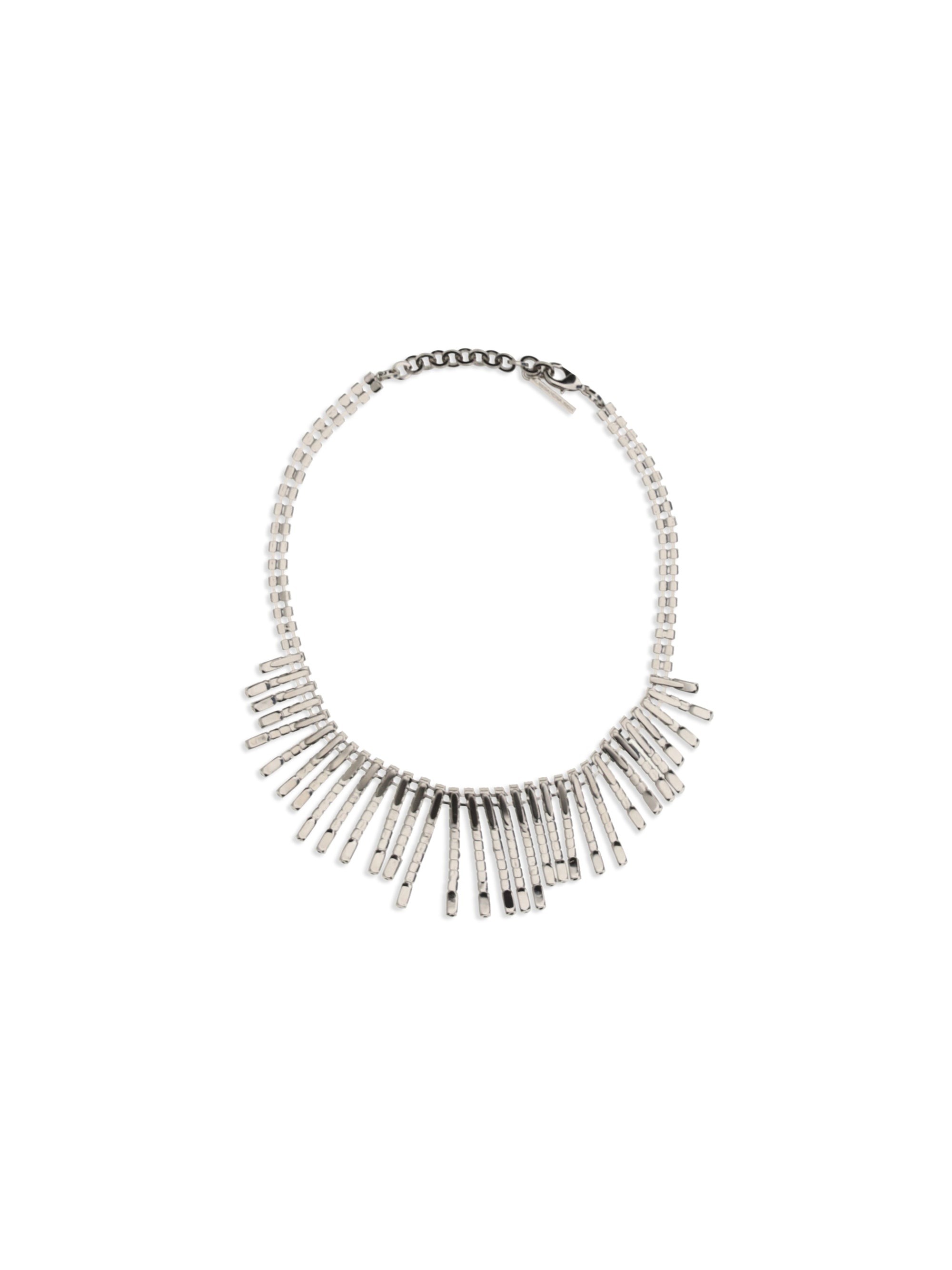 crystal fringe necklace