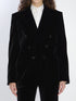SAINT LAURENT 40 cassandre jacket in velvet