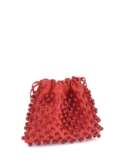 woven leather pouch