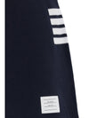 4-bar piqué mini skirt