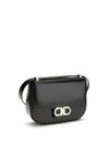 north-south double gancini shoulder bag