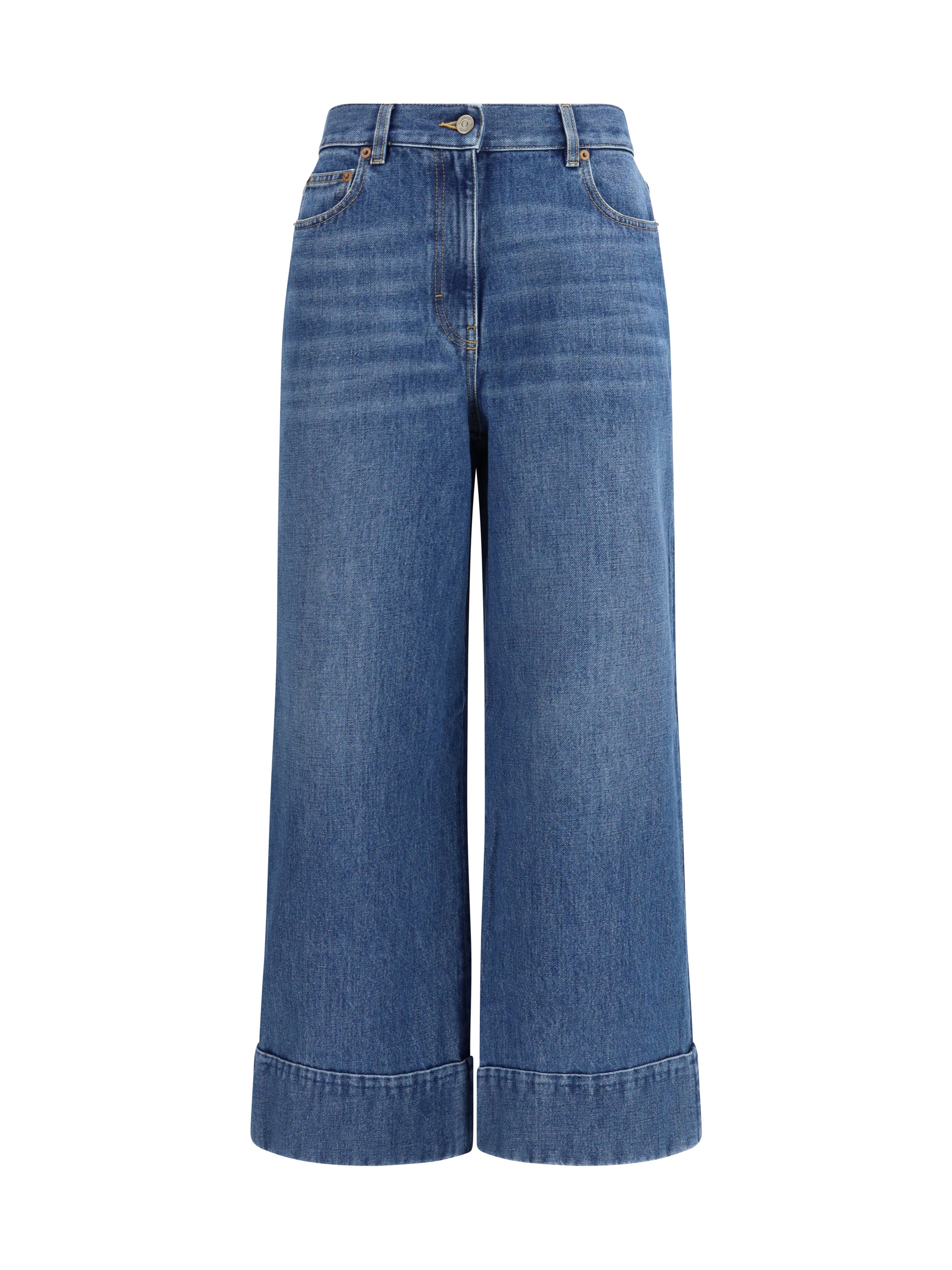 logo detail jeans