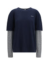 long-sleeve layered sweater