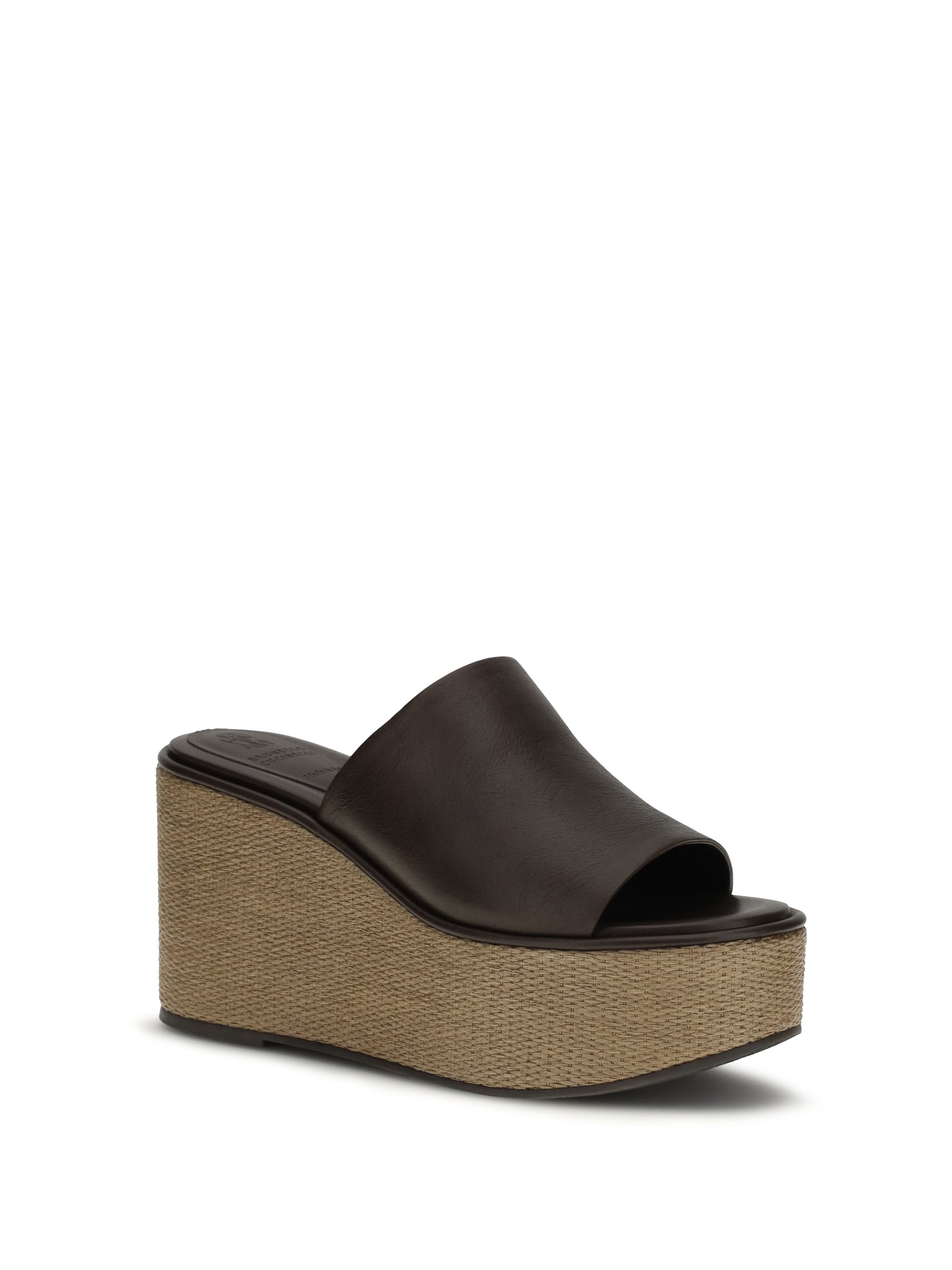 leather wedge sandals