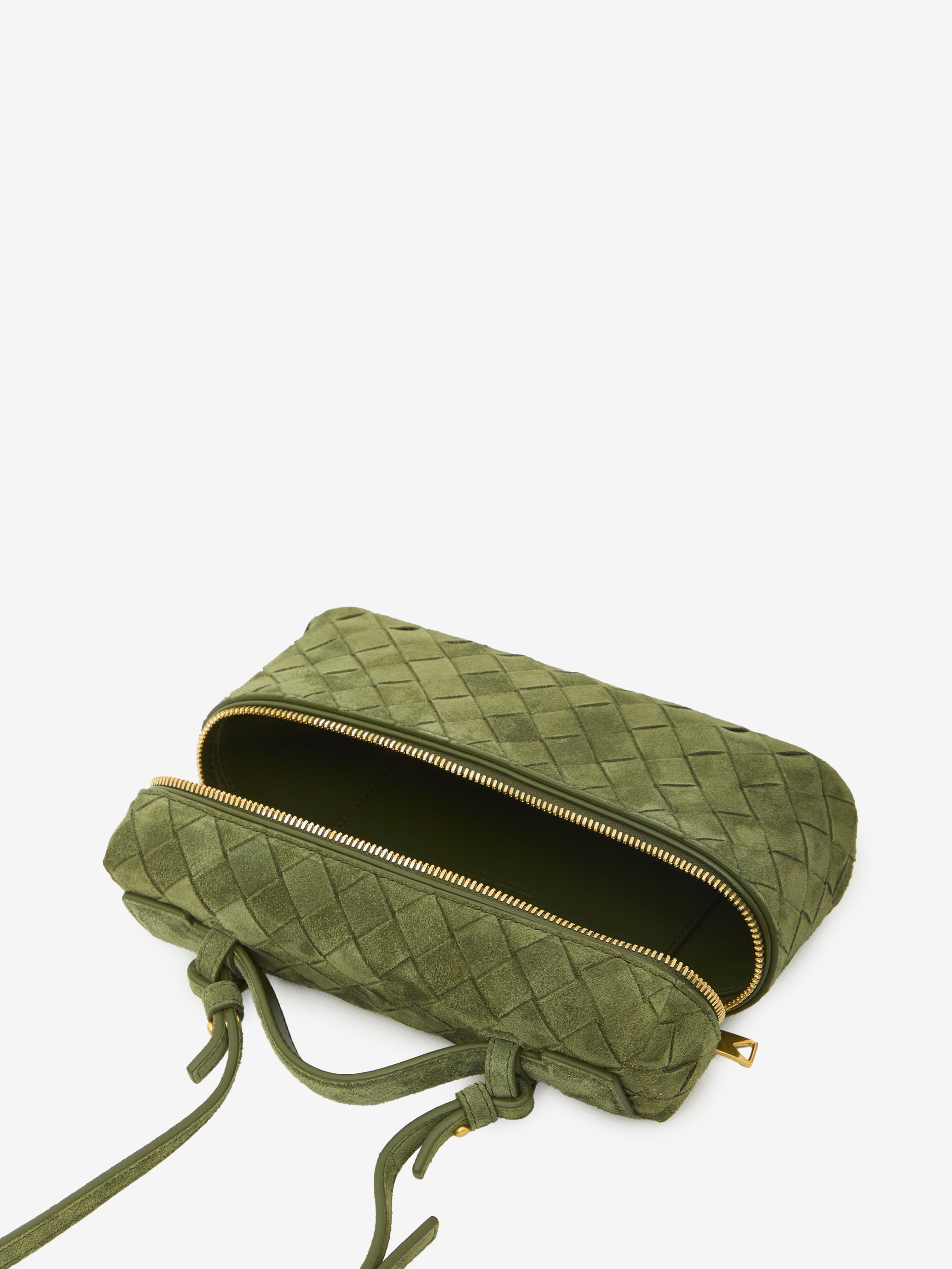 green tweed bang bang bag