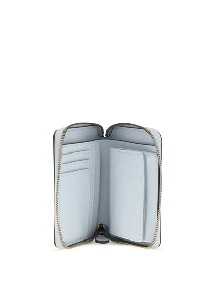 PINKO OS leather zip-around wallet 