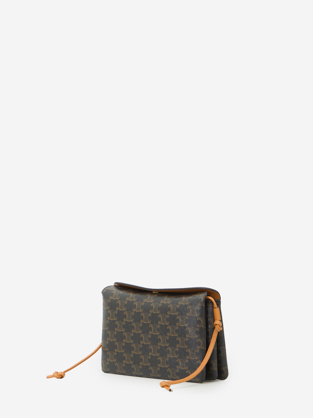 CELINE OS trio crossbody bag in triomphe canvas