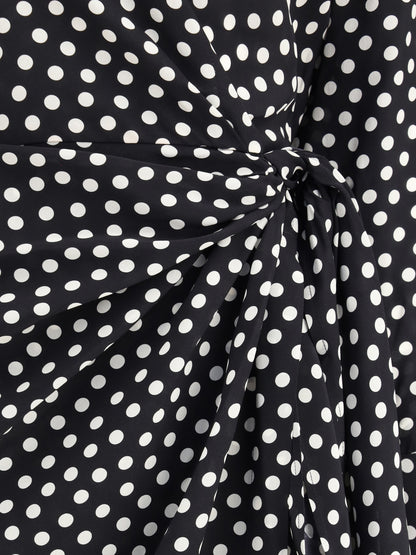 CRIDA MILANO 0 como dress in crêpe de chine