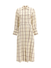 CRIDA MILANO 0 checked midi dress