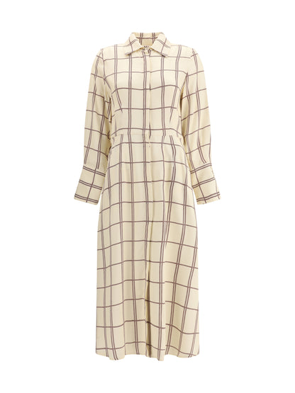 CRIDA MILANO 0 checked midi dress