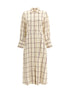 CRIDA MILANO 0 checked midi dress