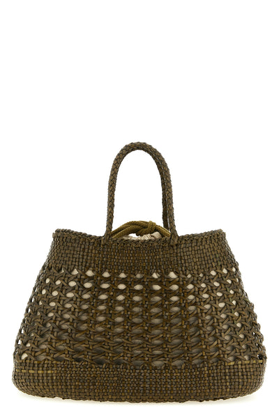 handbag santa cano handbag in hand-woven buffalo leather characterized by irreg