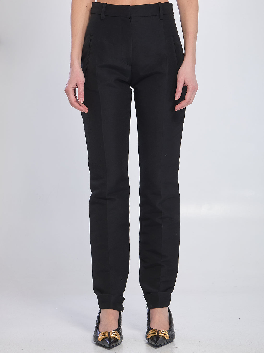 BALENCIAGA 36 black trousers