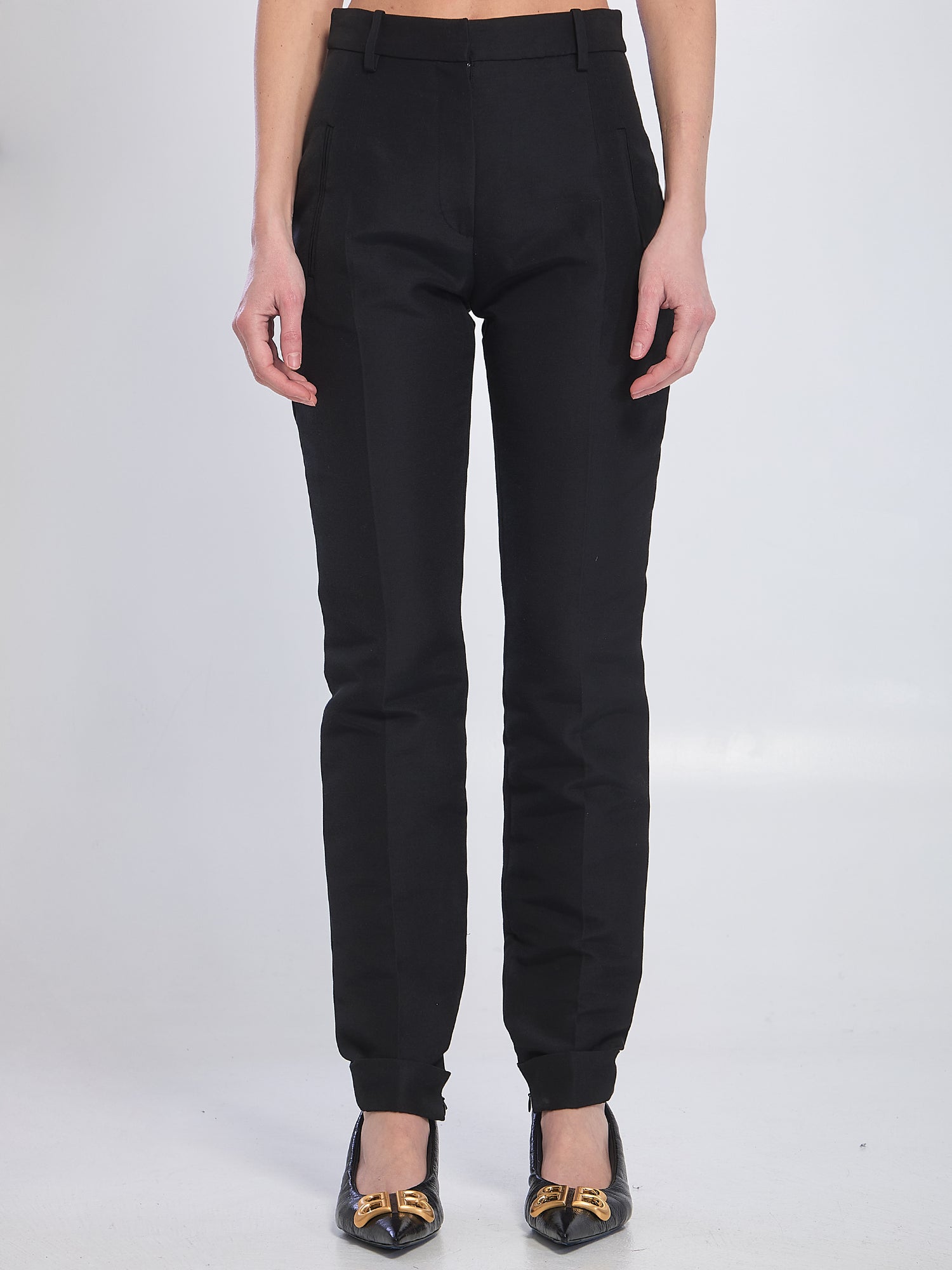 BALENCIAGA 36 black trousers