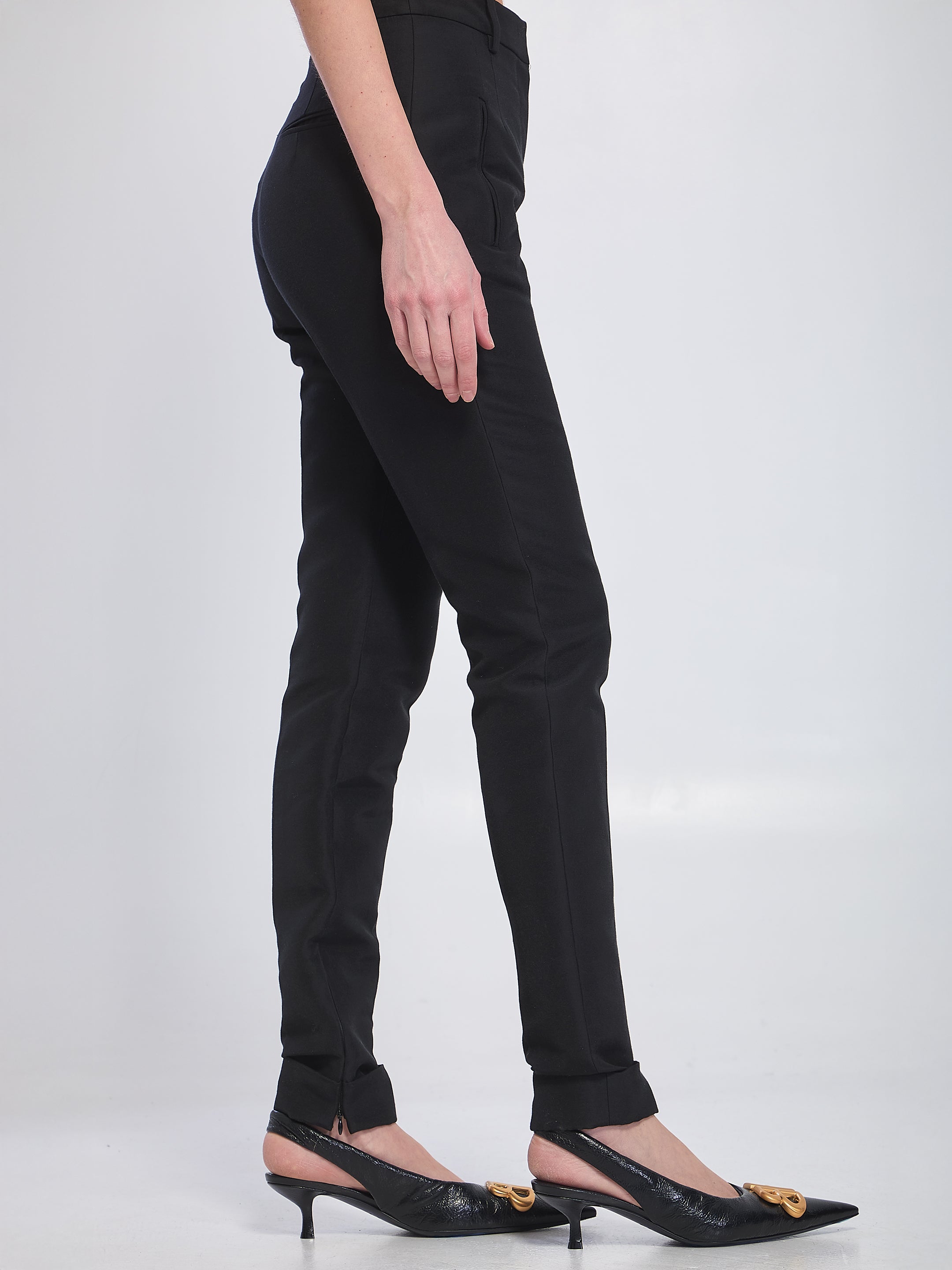 BALENCIAGA 36 black trousers