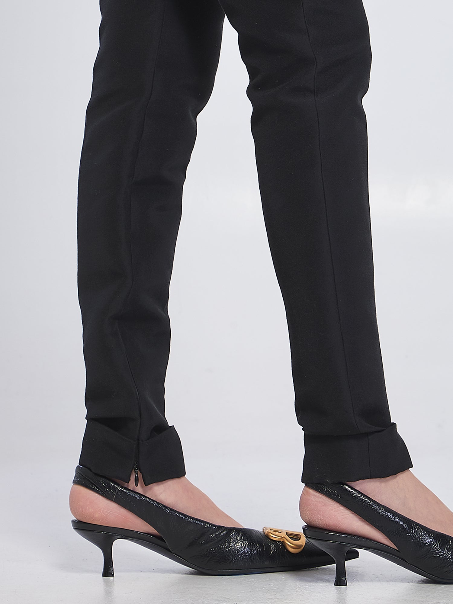 BALENCIAGA 36 black trousers