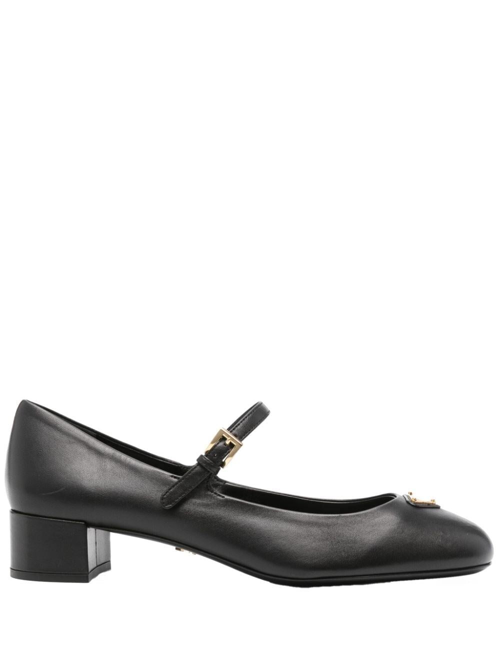 Prada Nappa Leather Mary Jane Pumps