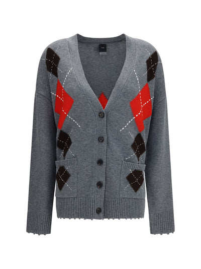 bristol wool and cashmere diamond cardigan