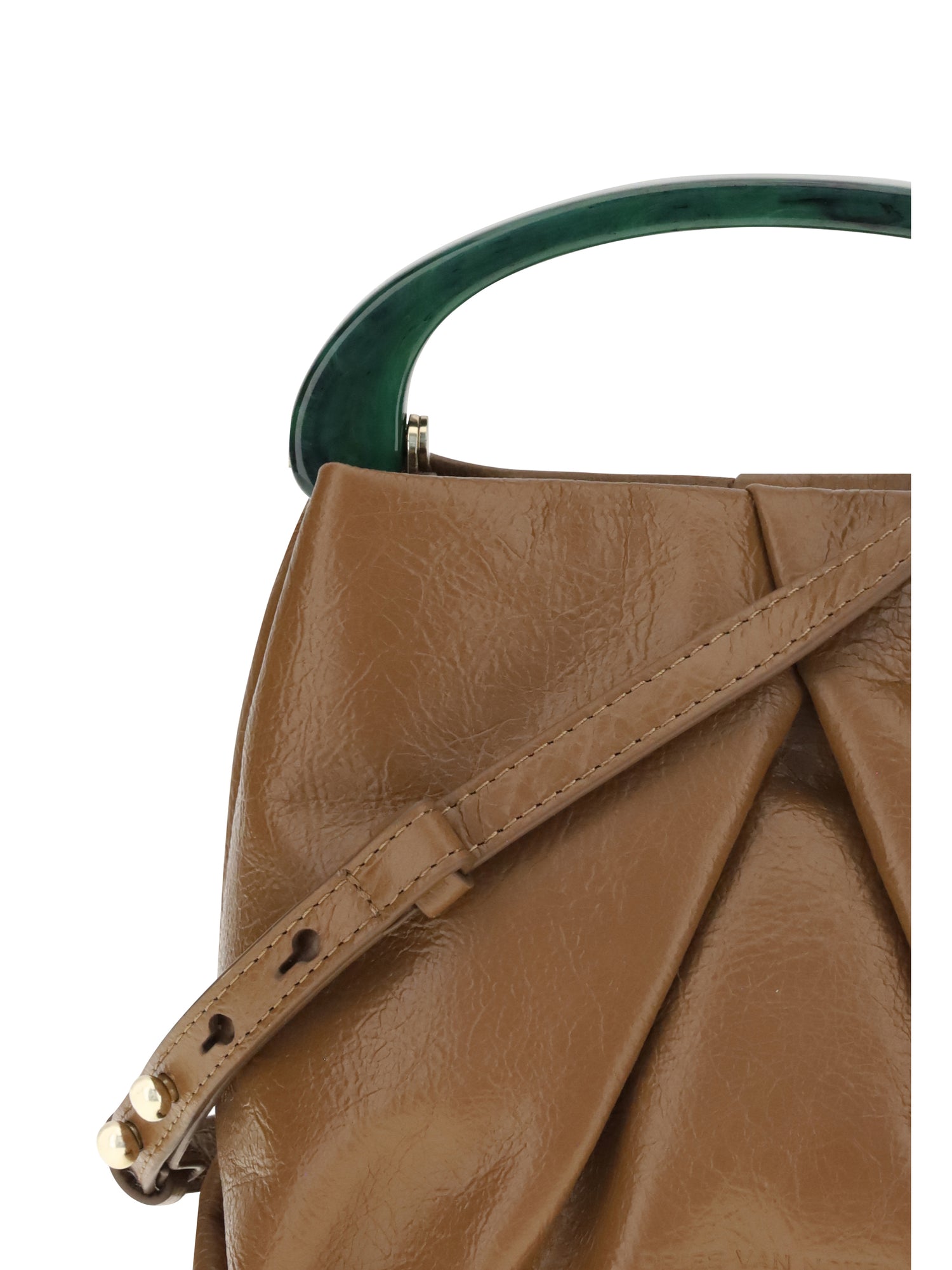 DRIES VAN NOTEN OS leather handbag 