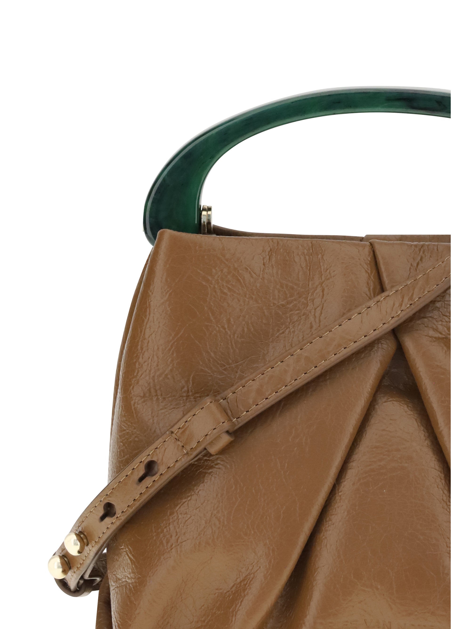 DRIES VAN NOTEN OS leather handbag 