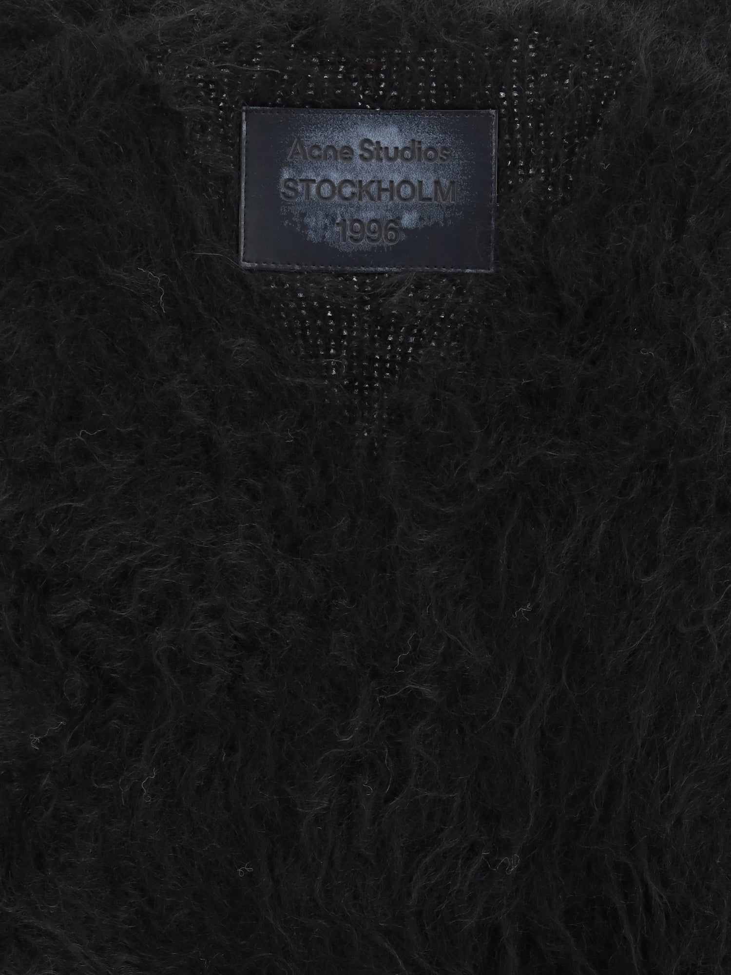 ACNE STUDIOS S-M oversized cardigan in mohair-wool blend