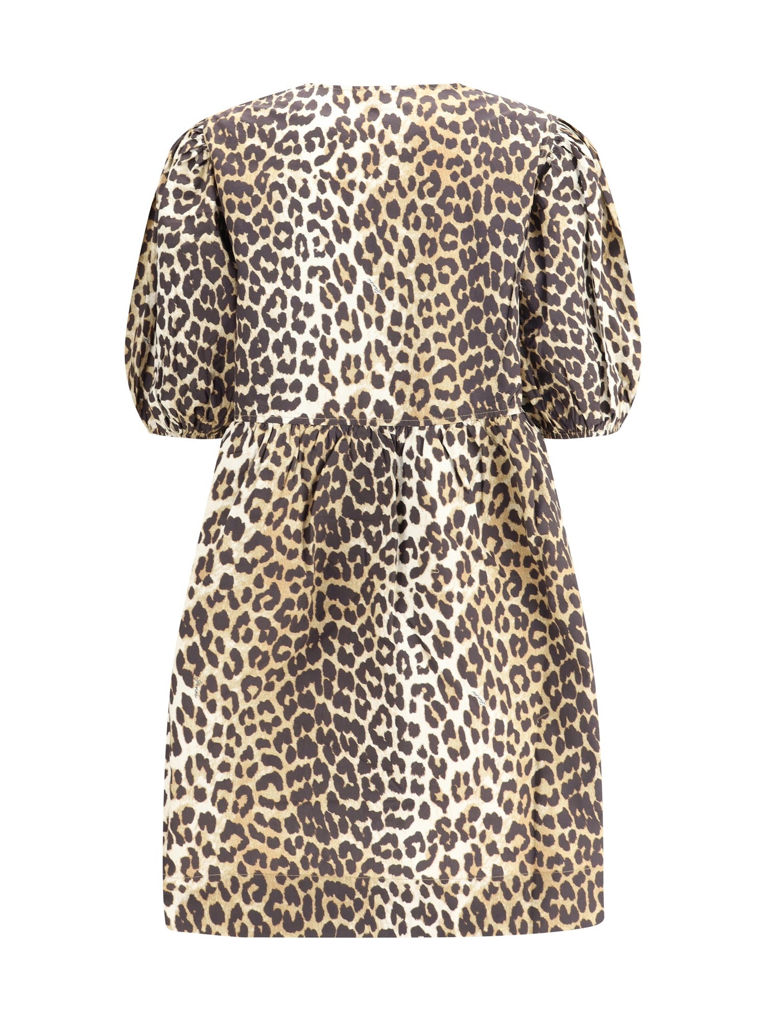 GANNI 36 leopard mini dress