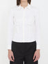BALENCIAGA 36 corsedet shirt in stretch poplin