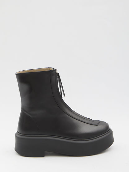 THE ROW 36 zipped boots