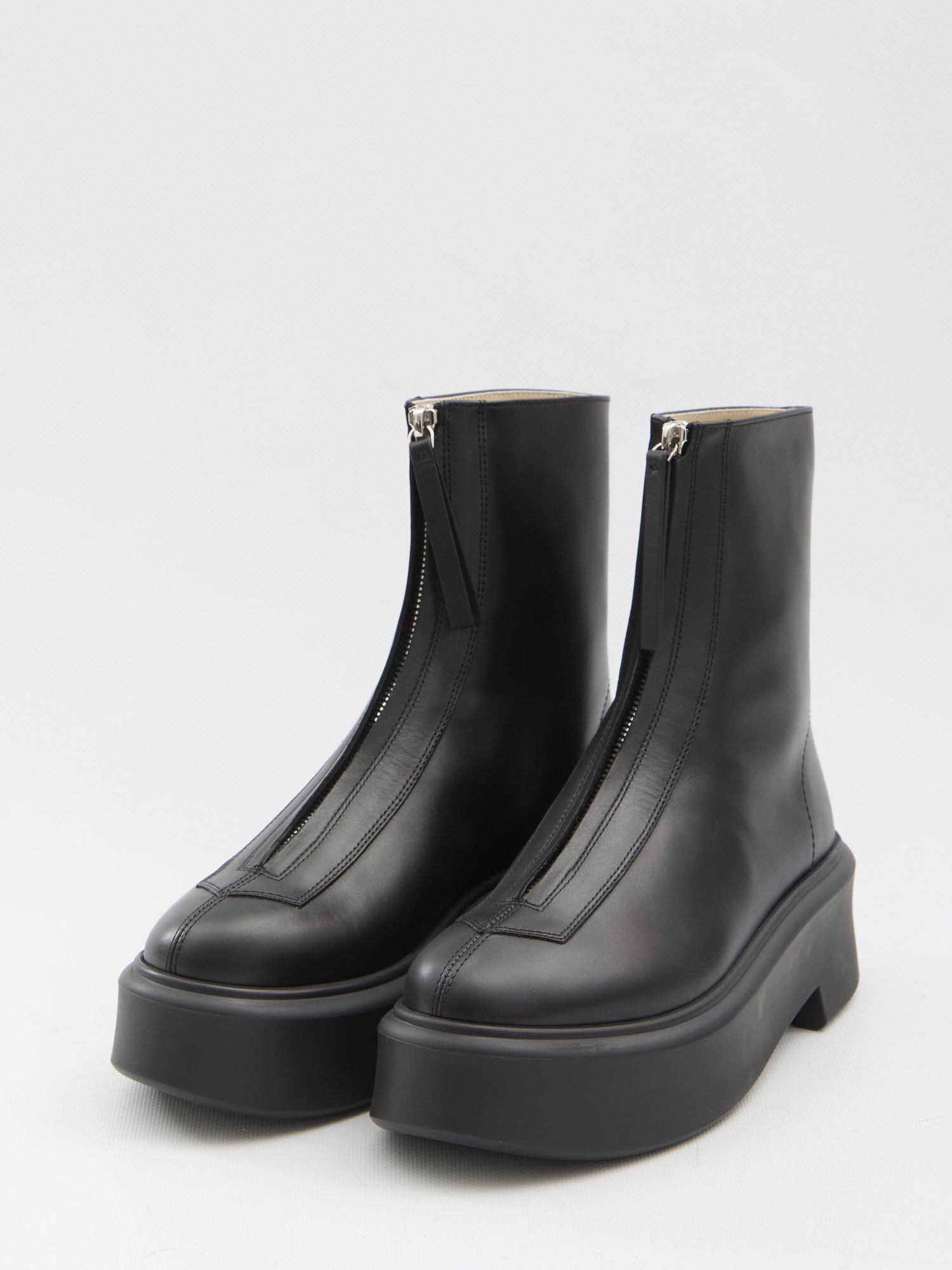 THE ROW 36 zipped boots