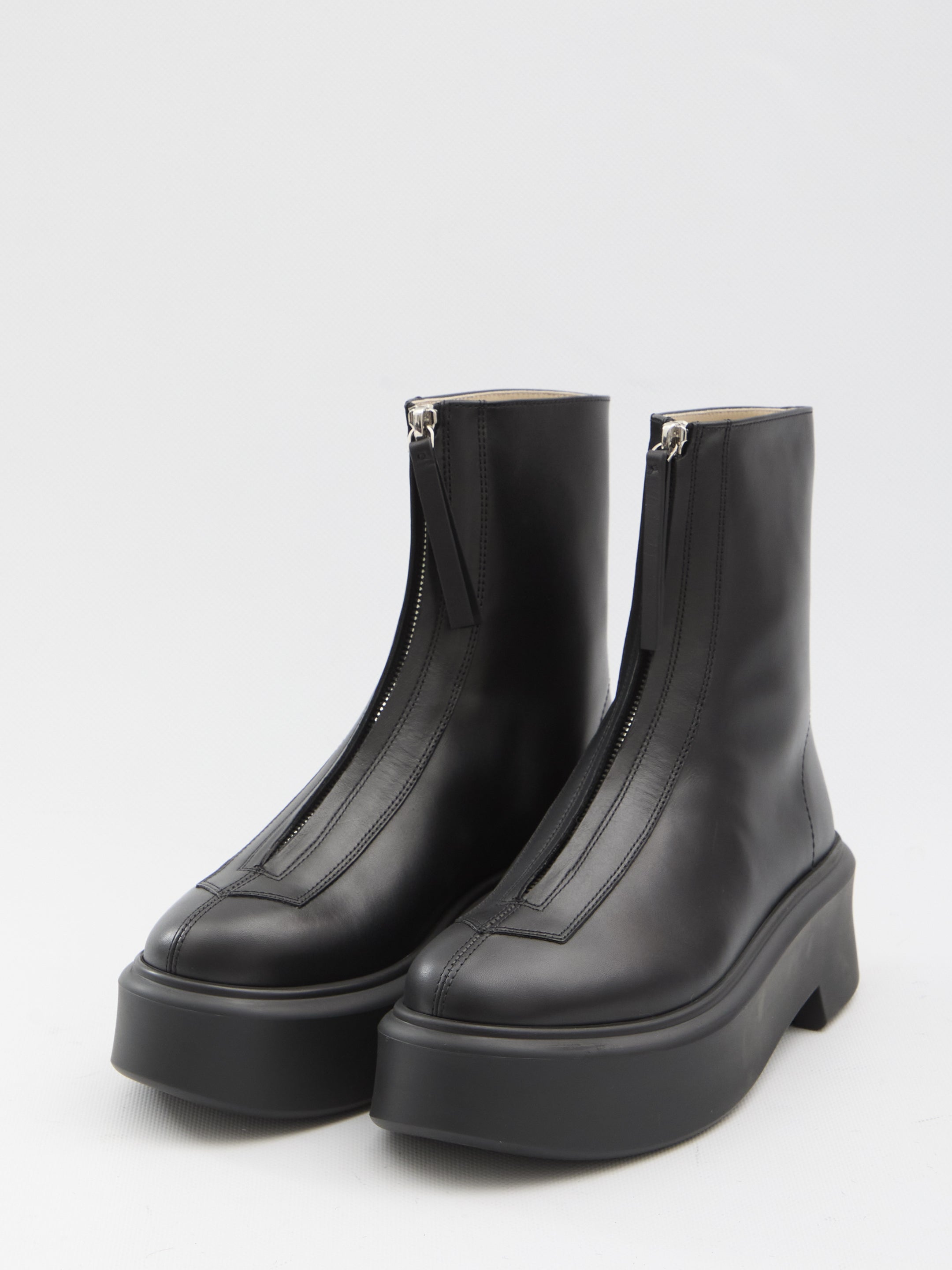 THE ROW 36 zipped boots