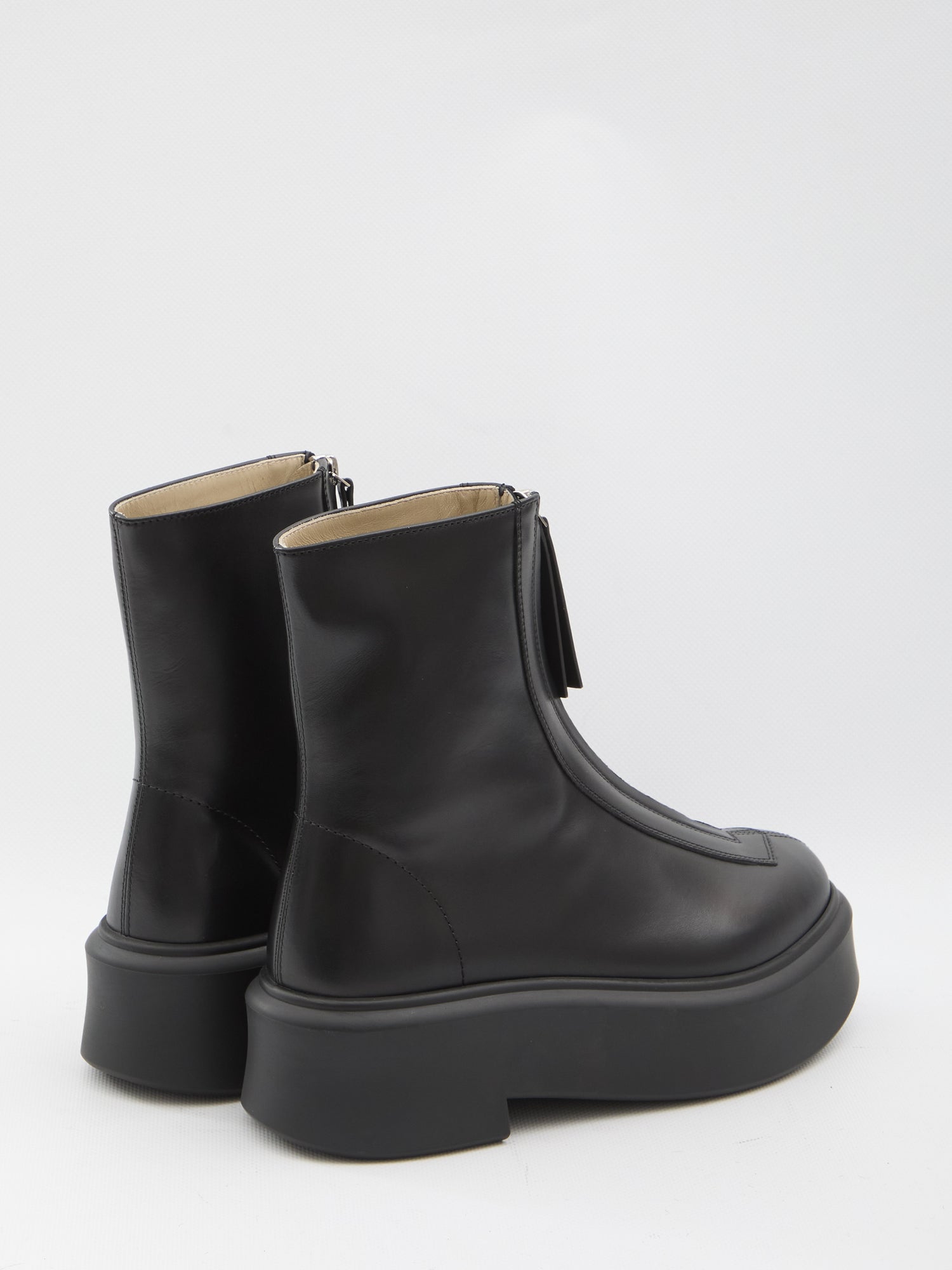 THE ROW 36 zipped boots