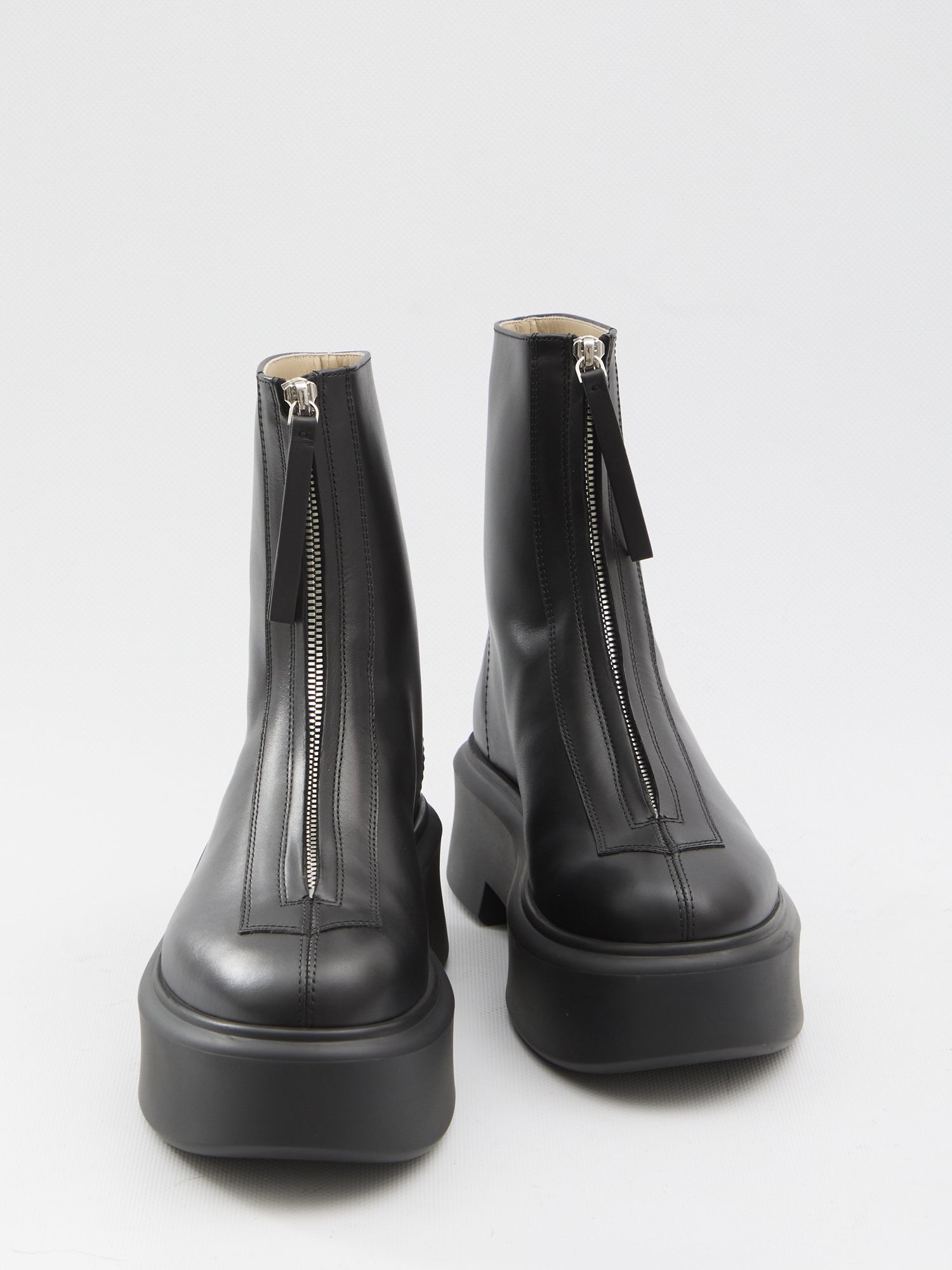 THE ROW 36 zipped boots
