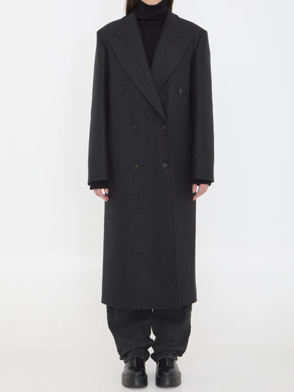 THE ROW 4 hariet coat in virgin wool and cashmere